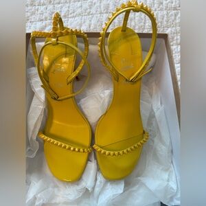 Christian Louboutin Yellow Heeled Elegance